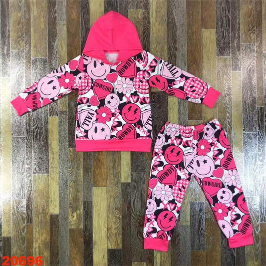 Howdy Cowgirl Hooded Youth Pant Set ♡ Ships in Approx 3-4 weeks {Custom Made}