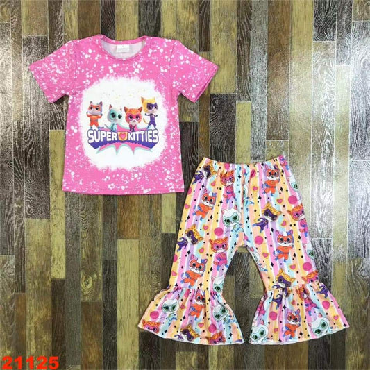 Super Kitties Team Youth Pant Set ♡ Ships in Approx 3-4 weeks {Custom Made}