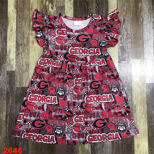 Georgia Bulldogs Youth Pearl Dress ☆ PREORDER