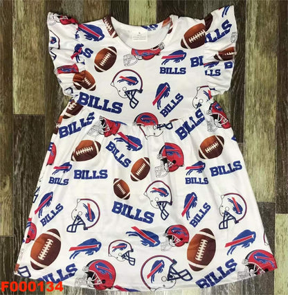 Buffalo Bills Youth Pearl Dress ☆ PREORDER