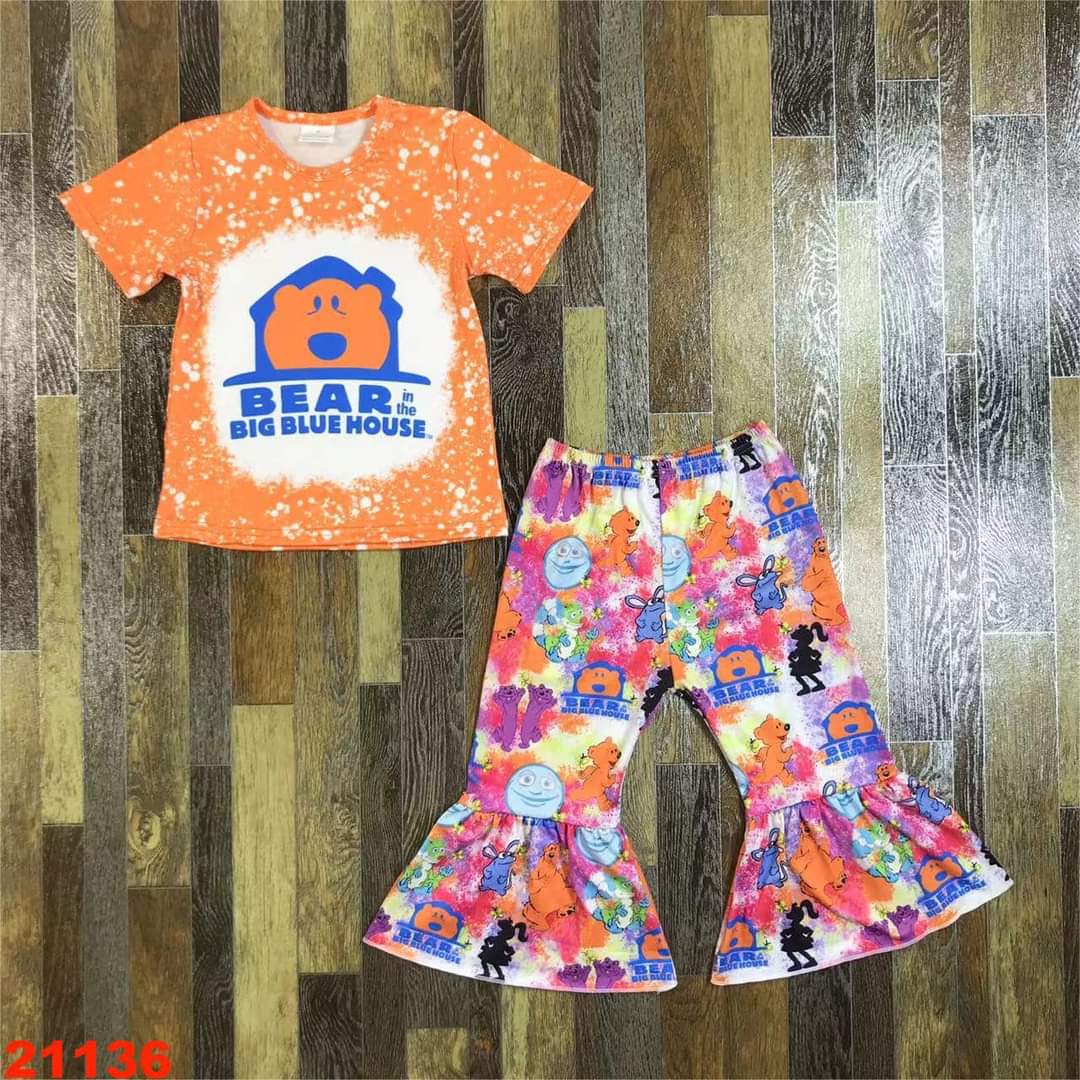 Bear Big Blue House Youth Pant Set ♡ Ships in Approx 3-4 weeks {Custom Made}