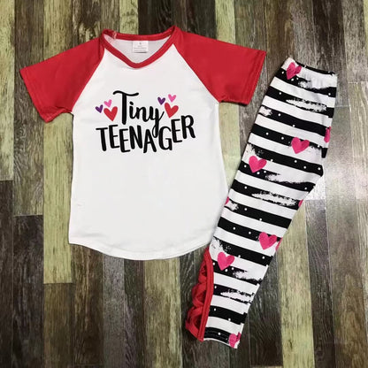 Tiny Teenager Valentine's Day Youth Pant Set ☆ PREORDER