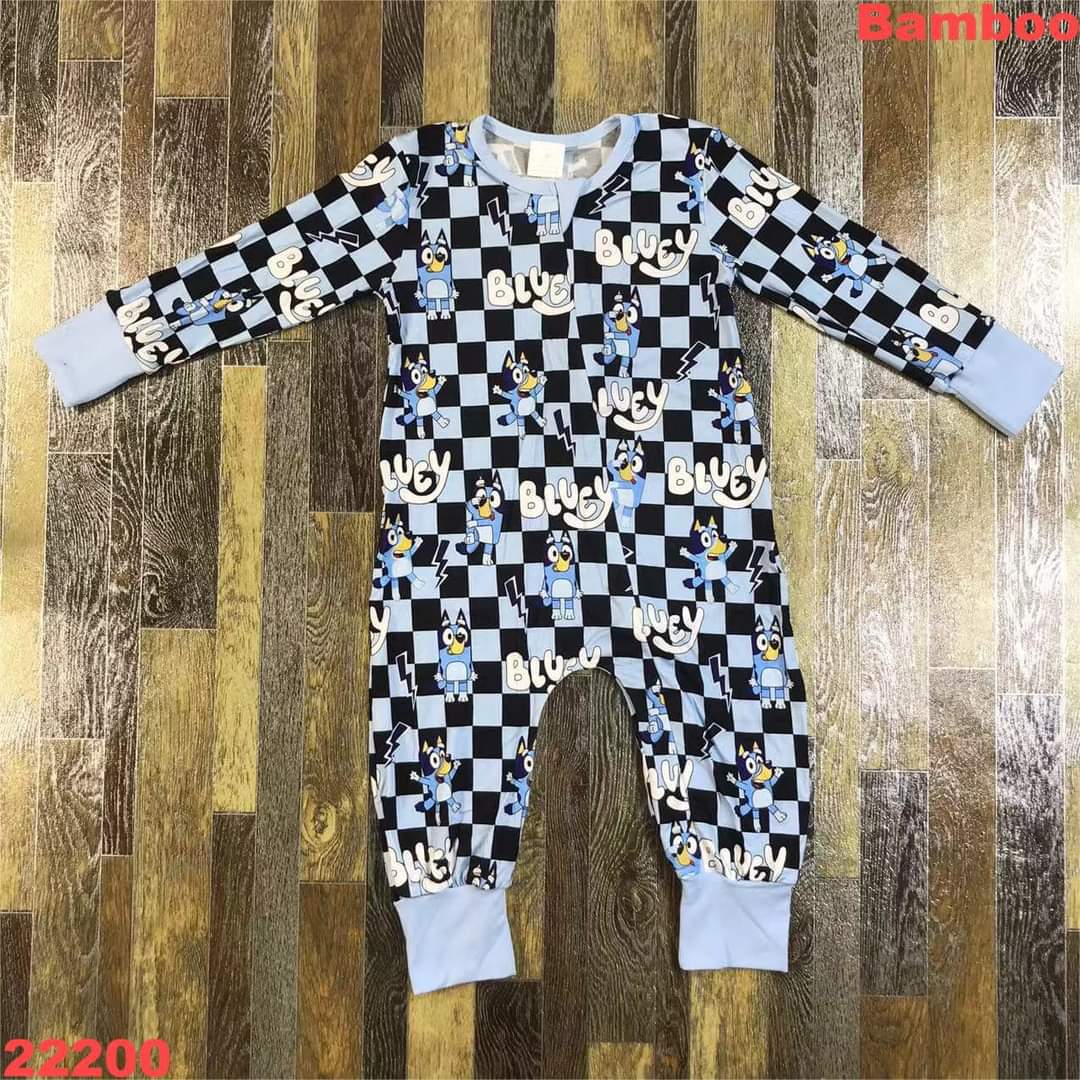 Checkered Bluey Youth Sleeper ☆ PREORDER