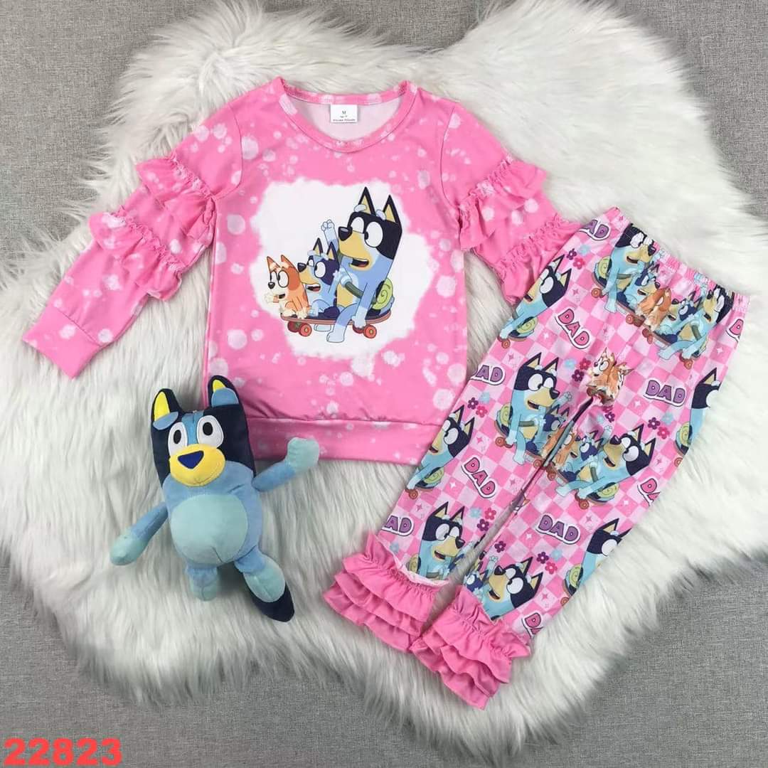 Dad Bluey Valentine's Day Youth Pant Set ☆ PREORDER