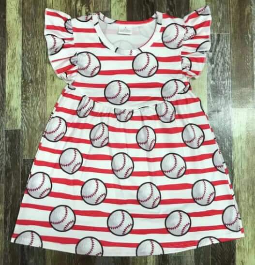 Baseball Pearl Dress ♡ Ships in Approx 3-4 weeks {Custom Made}