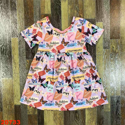 Evermore Collage Youth Dress ♡ Ships in Approx 3-4 weeks {Custom Made}