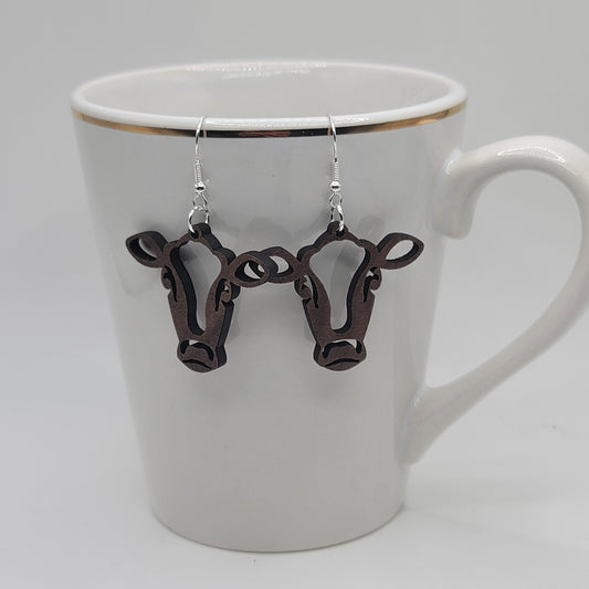 Cow Dangle Earrings