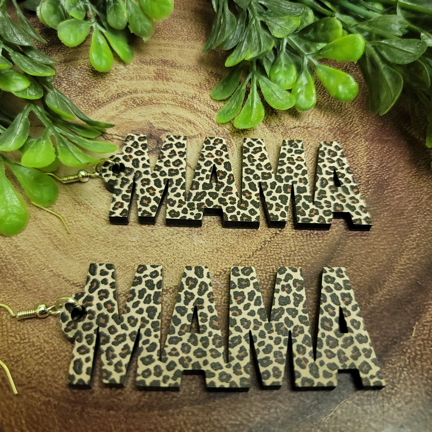 MAMA - Leopard | Dangle Earrings