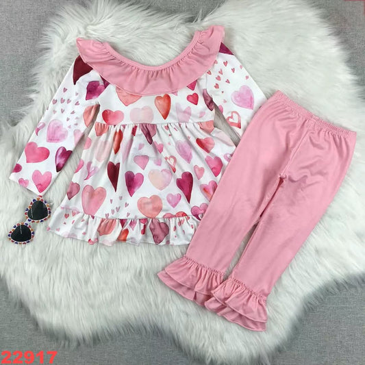 Hearts Valentine's Day Youth Pant Set ☆ PREORDER