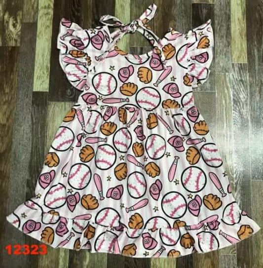 Baseball Dress ♡ Ships in Approx 3-4 weeks {Custom Made}