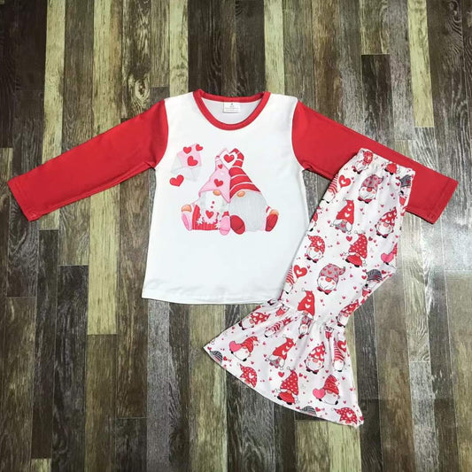 Gnome Love Valentine's Day Youth Pant Set ☆ PREORDER