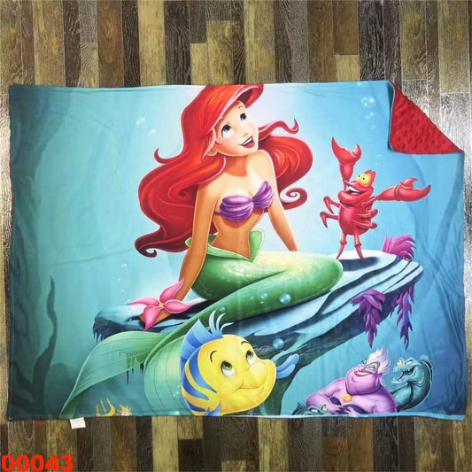 Little Mermaid Youth Blanket ☆ 40x30 inches {MTO}