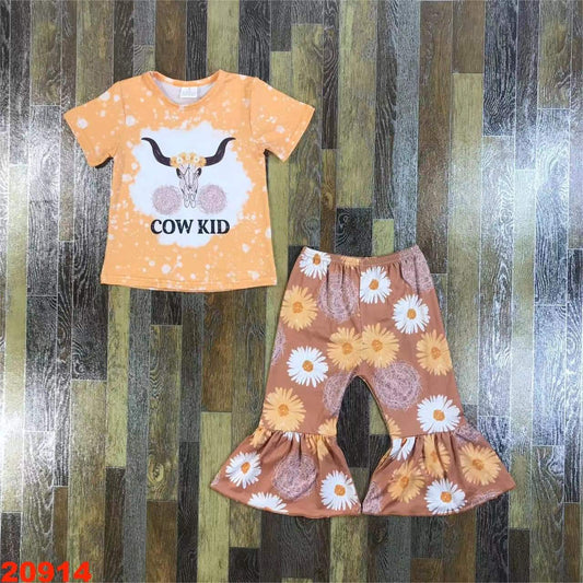 Cow Kid Pant Set ♡ Ships in Approx 3-4 weeks {Custom Made}