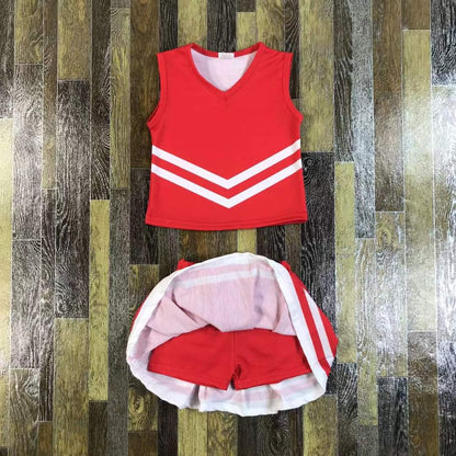 Red Cheer Youth Skort Set ☆ PREORDER