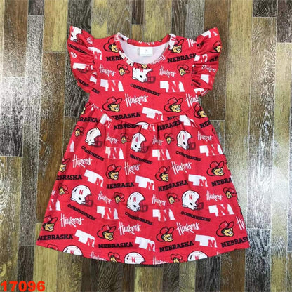 Nebraska Cornhuskers Youth Pearl Dress ☆ PREORDER