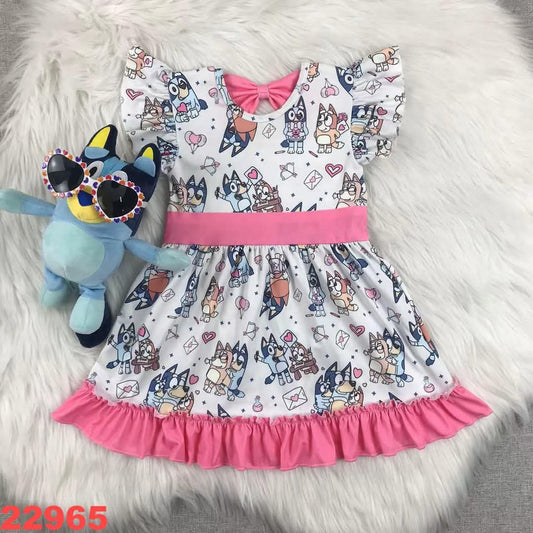 Bluey Valentine's Day Youth Dress ☆ PREORDER