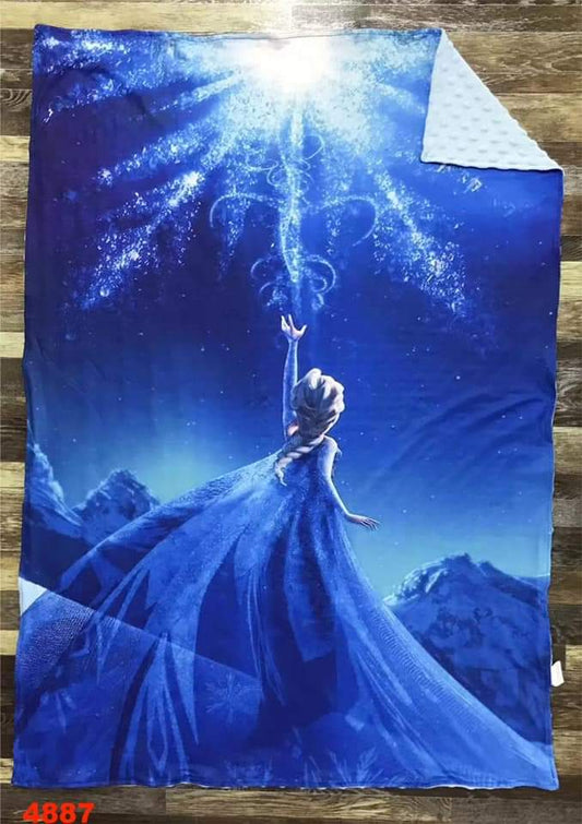 Ice Queen Elsa Youth Blanket '40x30 inches' ♡ Ships in Approx 3-4 weeks {Custom Made}