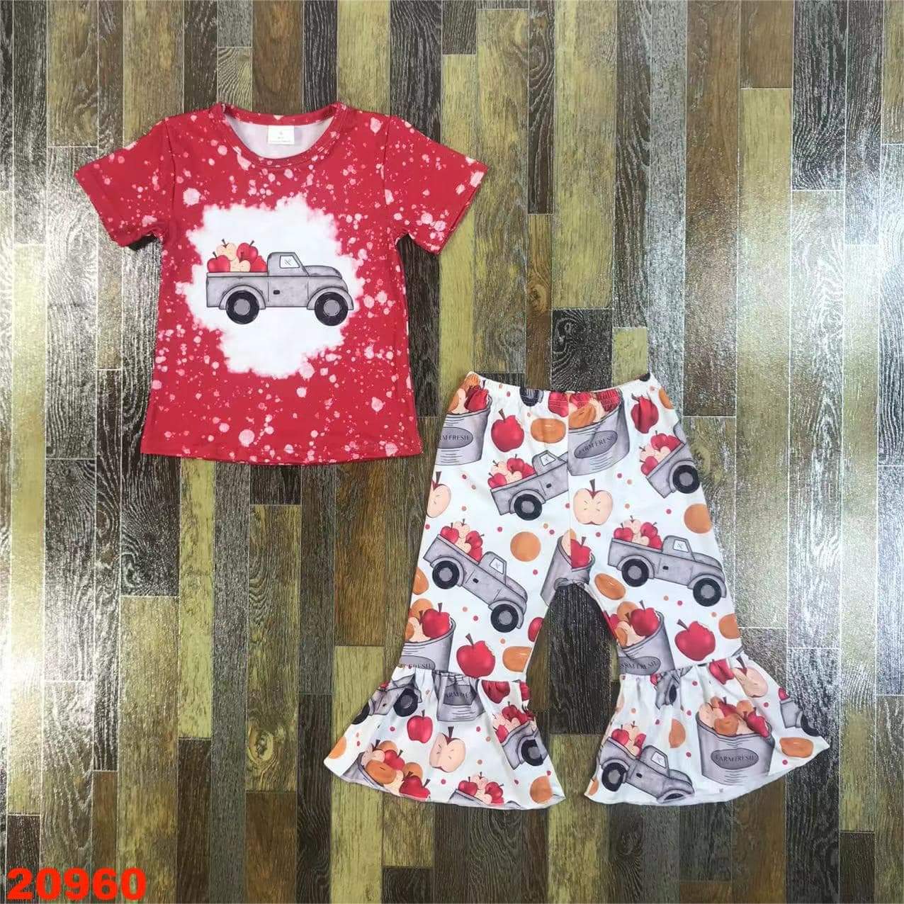 Truck Load of Apples Pant Set ♡ Ships in Approx 3-4 weeks {Custom Made}