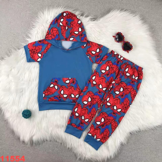 Spiderman Youth Hooded Pant Set ☆ PREORDER