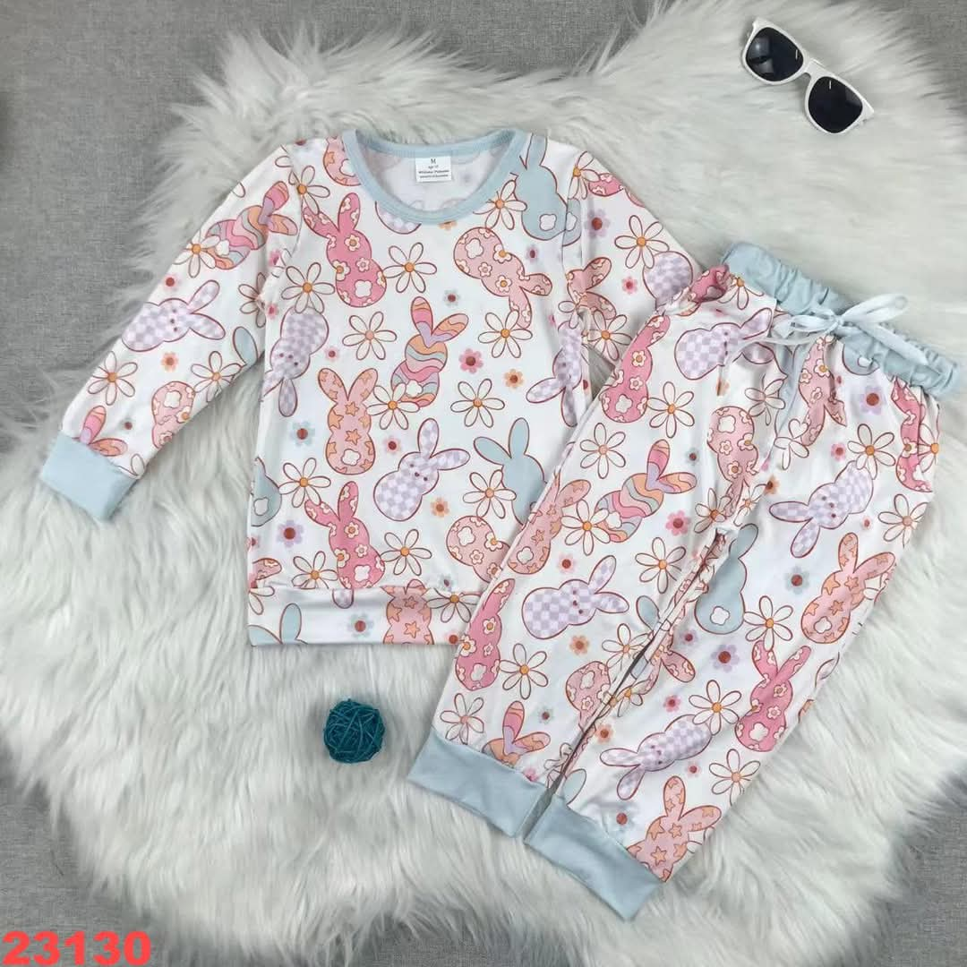 Floral Easter Peeps Youth Jogger Pant Set ☆ PREORDER