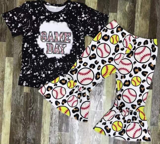 Game Day Baseball Softball Pant Set ♡ Ships in Approx 3-4 weeks {Custom Made}