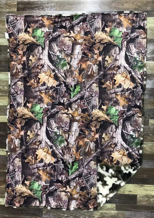 Mossy Oak Youth Blanket '40x30 inches' ♡ Ships in Approx 3-4 weeks {Custom Made}