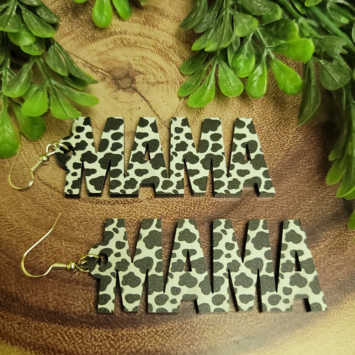 MAMA - Cow | Dangle Earrings