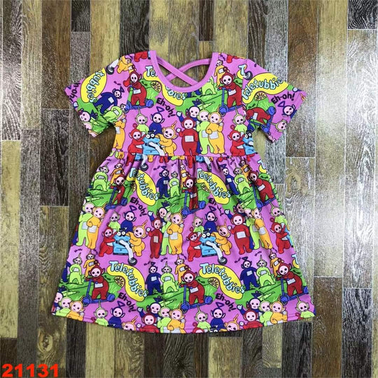 Colorful Telatubbies Dress ♡ Ships in Approx 3-4 weeks {MTO}