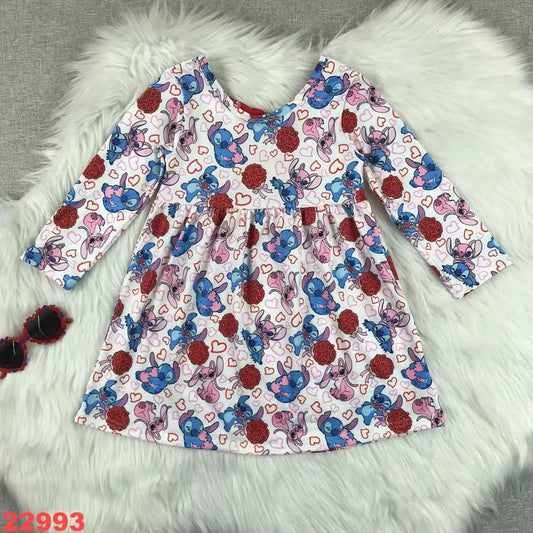 Love Stitch Valentine's Day Youth Dress ☆ PREORDER