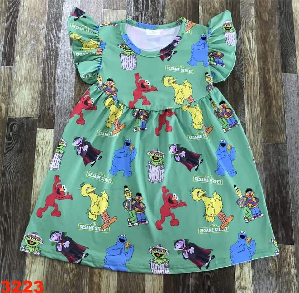 Sesame St Pearl Dress ♡ Ships in Approx 3-4 weeks {Custom Made}