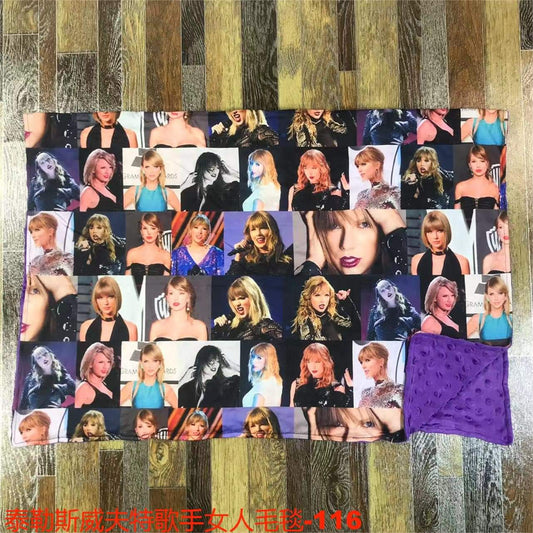 Swiftie Collage Youth Blanket ☆ 40x30 inches {MTO}