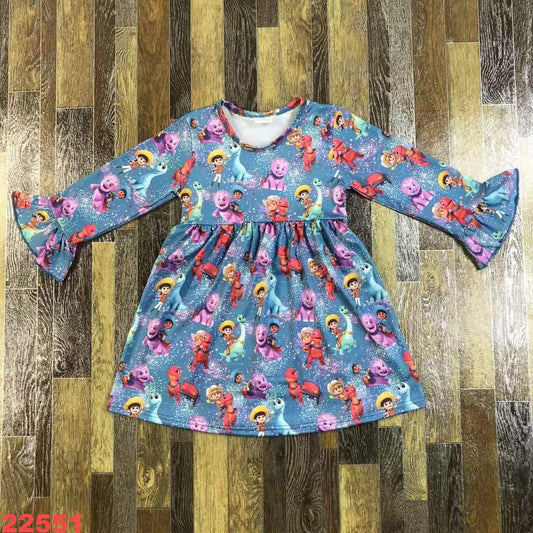 Dino Ranch Youth Long Sleeve Dress ☆ PREORDER