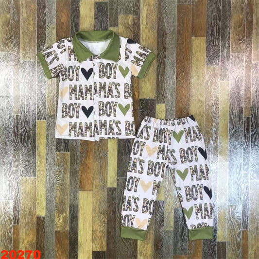 Mamas Boy Youth Pant Set ♡ Ships in Approx 3-4 weeks {Custom Made}