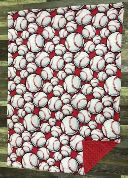 Baseball Youth Blanket '40x30 inches' ♡ Ships in Approx 3-4 weeks {Custom Made}