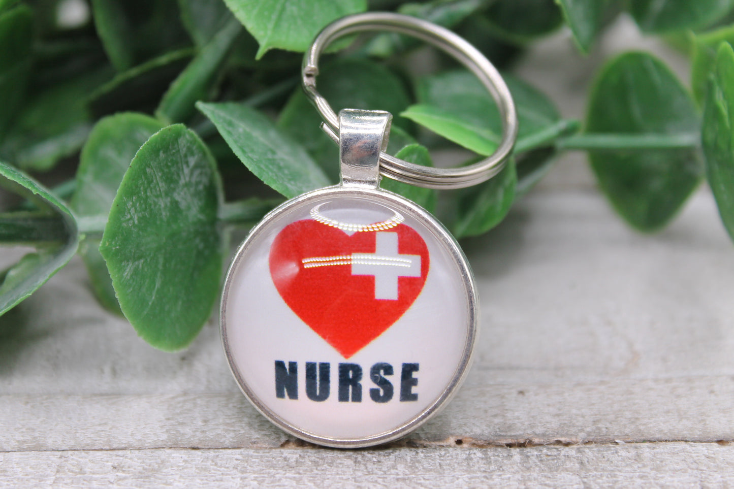 Nurse Round Keychain