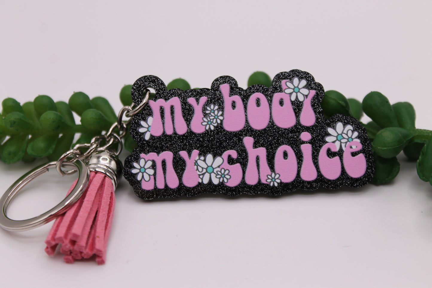 My Body My Choice || Tassel Keychain